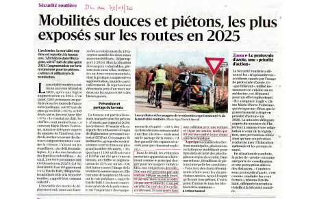 Sécurité routière Article DL du 31 01 26
